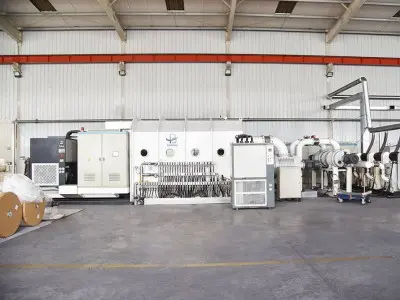 Vacuum Metallizer Machines production line in Qingzhou Tempo Machinery factory