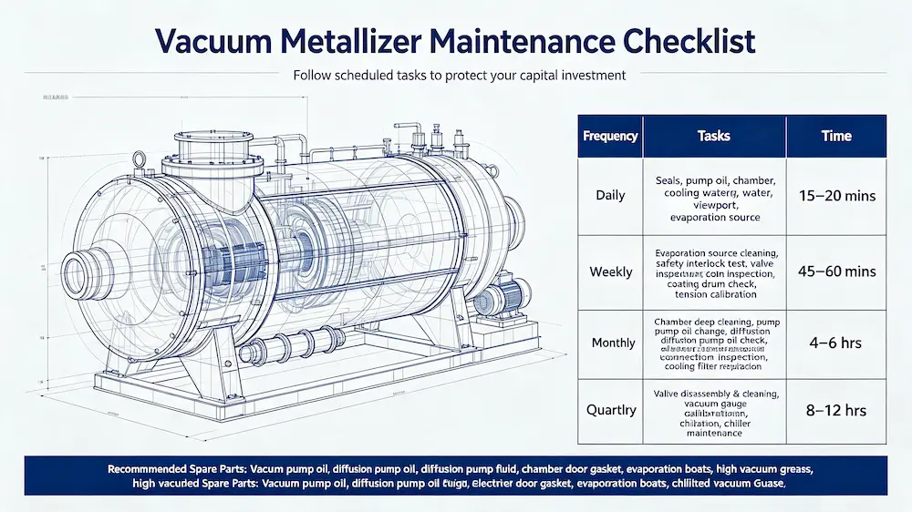 Vacuum Coating Machine Maintenance Guide
