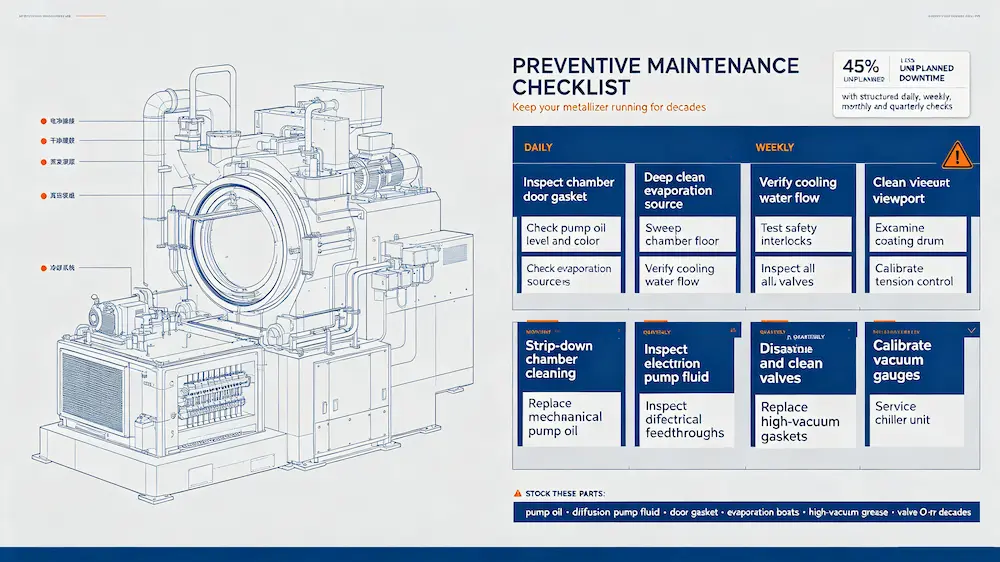 Vacuum Metallizer Maintenance Guide