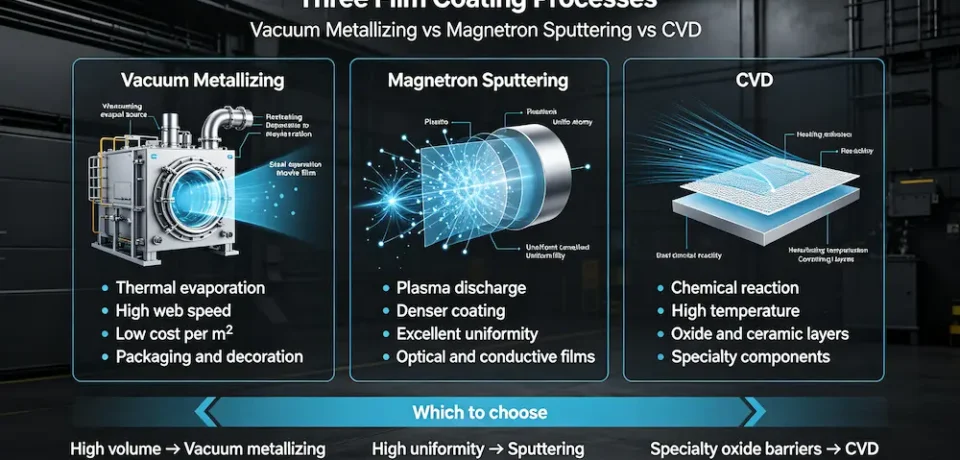 Comparison of Three Film Coating Technologies
